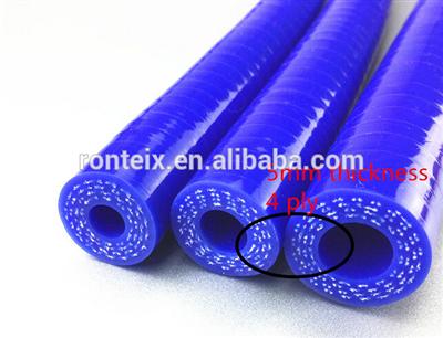 8mm 5 ply reinforced 1 meter small diameter silicone hose for automotive