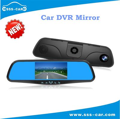 M-500X 4.3 inch Dual Lens Car dash Camera DVR Video recorder Rearview Mirror with Orignal bracket