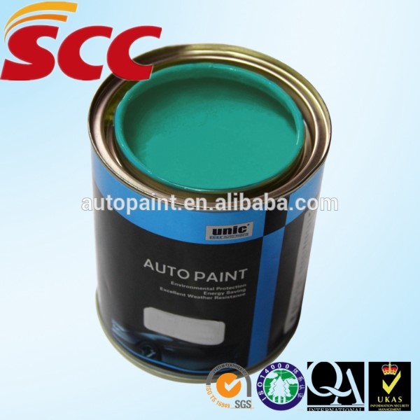 UN-S24 UNIC 2K base coat Cyan for car paint usage 