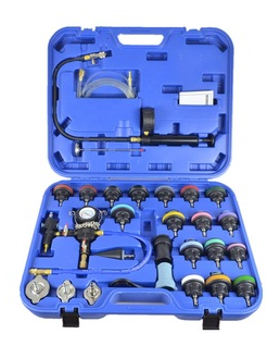Universal Radiator Pressure Tester Adapters and Vacuum Type Cooling System Kit for Vehicle