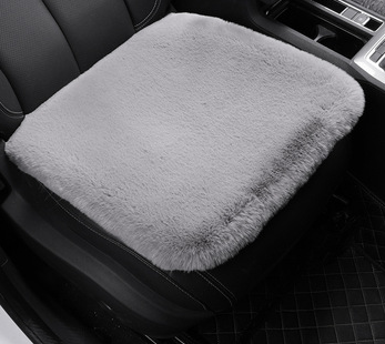 Rex Rabbit Fur Cushion Winter Plush Cushion No Backrest Single Piece Wool Car Seat Winter Wool