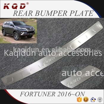 Brand new Perfect fit Stainless steel rear bumper plate for fortuner accessories fortuner 2016 body kits