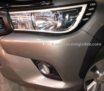 front light decorative accessories LED head light cover for toyota hilux revo accessories 