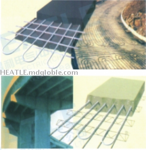 Conventional stainless steel heating cable