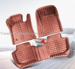 Wholesale Hongfan Brand custom 3d 5d 6d Pu leather car foot waterproof car floor mat 