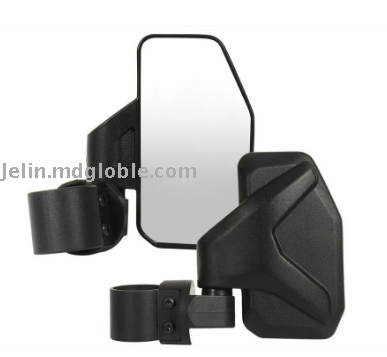 Large Adjustable Wide Rear Clear View With Shatter-Proof Tempered Glass Moveland UTV Off Road Mirrors