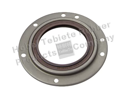 High Speed Rotary Shaft Seals 100*125*12mm With Plate NBR Material Crankshaft Oil Seal for Truck