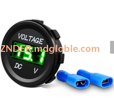 Nilight LED Digital Display Voltmeter Panel 12V DC Volt Tester Gauge