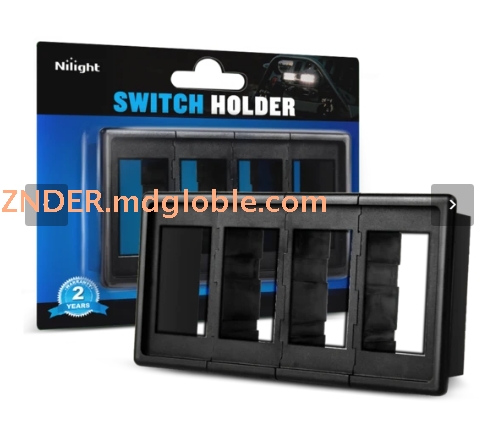 Nilight 4PCS Rocker Switch Holder Panel