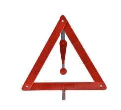 Exclamation mark glance stop triangle warning sign 
