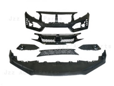 JZZ Auto body kit rear bumper+ front bumper For honda for civic car bumpers