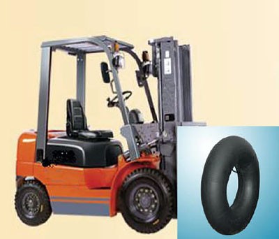 The industrial vehicle tire inner tube
