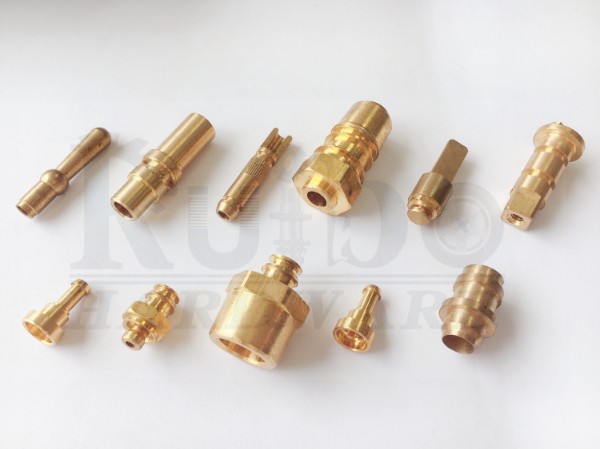 cnc brass connector machine parts